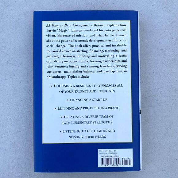 32 WAYS TO BE A CHAMPION IN BUSINESS (2008) Earvin MAGIC Johnson Hardback Book - Picture 2 of 7